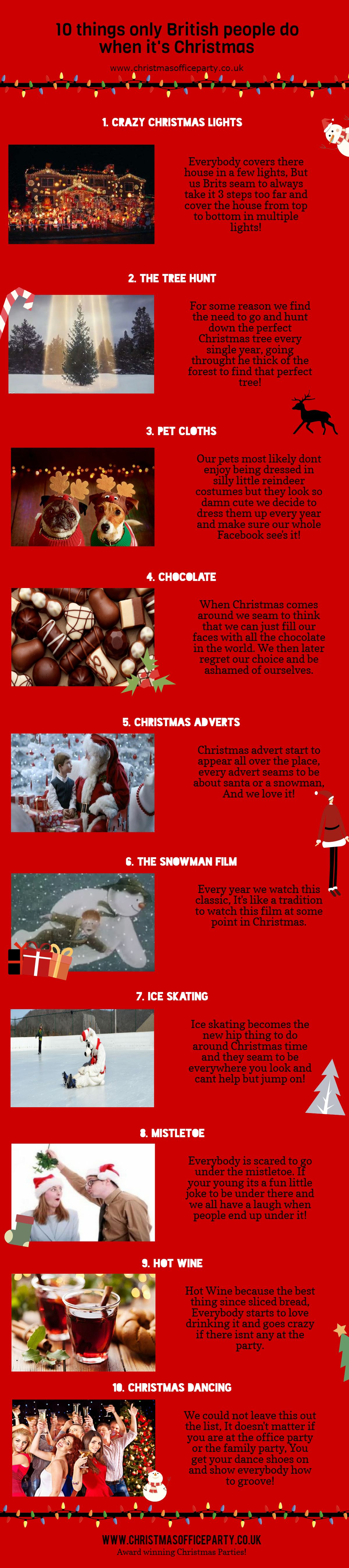 What British people do when it's Christmas